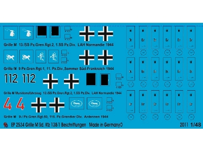 Grille Sd. Kfz 138/1 Markings - image 1