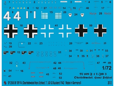 Bf 109 F-4 Oberfeldwebel Hans Schleef, 7./Jg3 May 1942 - image 1