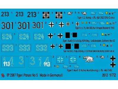 5 Tiger I Tanks No. 5 - image 1