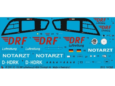 Ec 135 Drf Rescue Helicopter D-hdrk Christoph 44 - image 1