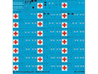 Ambulance Train 655 Complete Train Markings - image 1