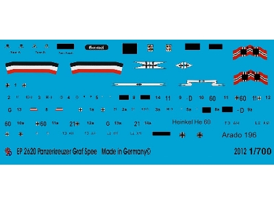 Markings For The Light Cruiser Graf Spee - image 1