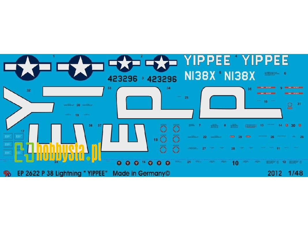 P 38 Ligthning "yippee" - image 1