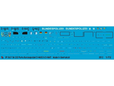 Sa330 Puma Bundespolizei D-haxg-d-haxt - image 1