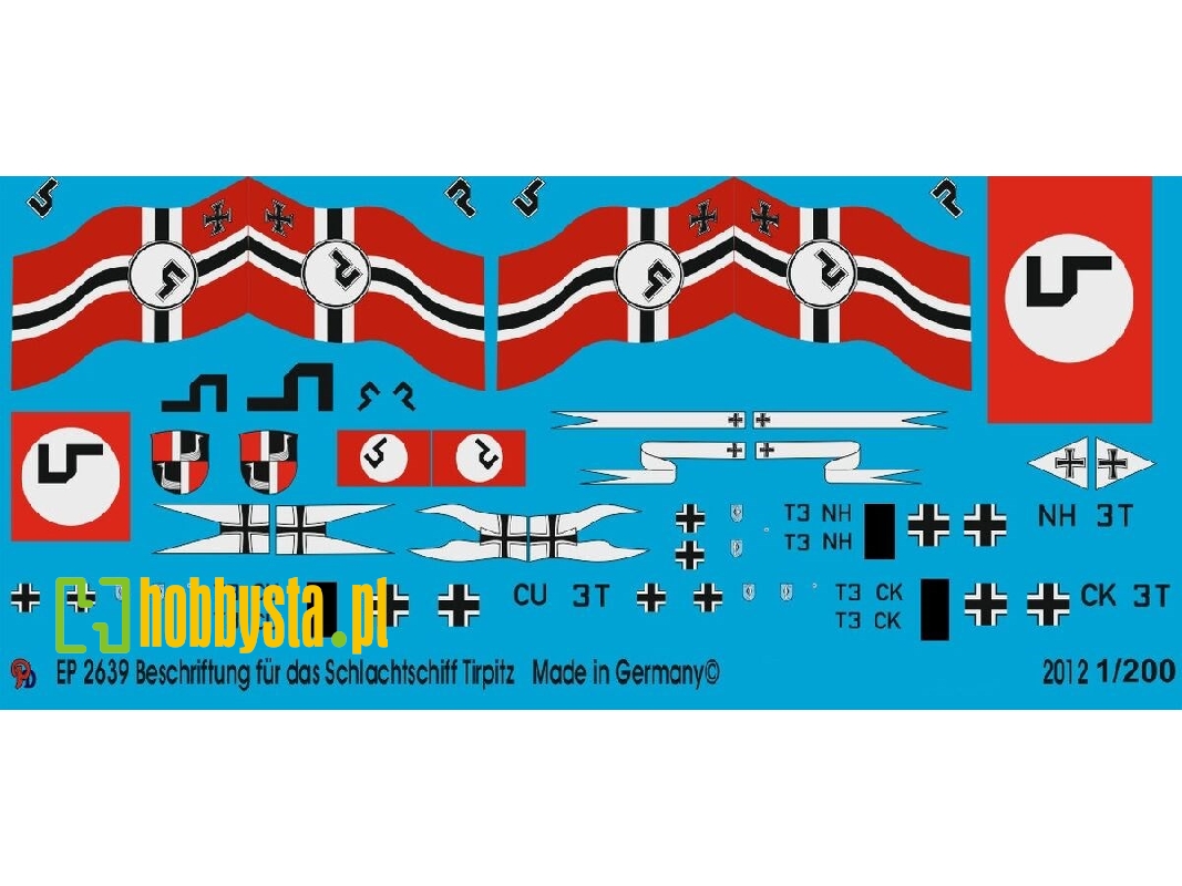 Battleship Tirpitz Markings - image 1