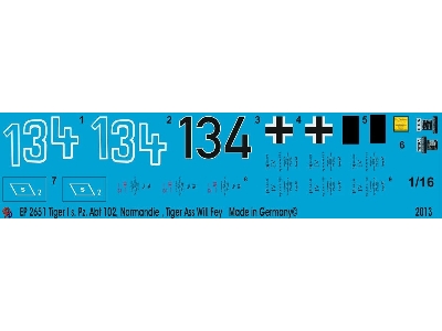 Tiger I 1. Komp. S. Pz. Abt 102 Normandy, Tiger Ace Will Fey - image 1