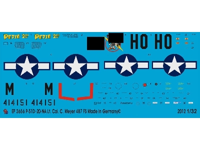 P-51d-20-na Lt. Col. C. Meyer 487 Fs 1-72 - image 1