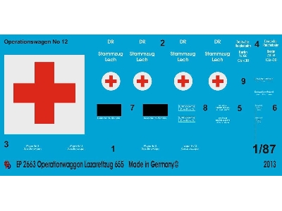 Operation Wagon Of The Ambulance Train 655, White Label - image 1