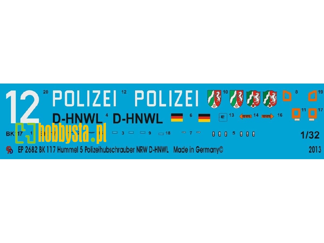 Bk 117 Hummel 5 Police Helicopter Nrw - image 1