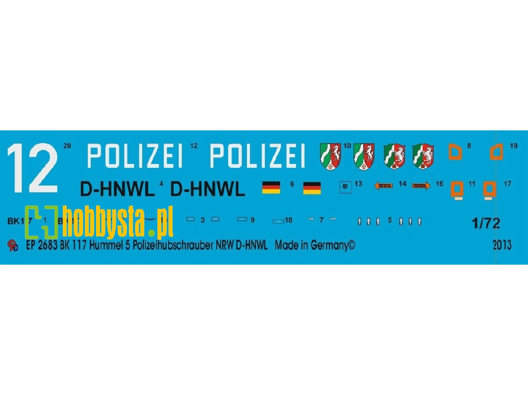 Bk 117 Hummel 5 Police Helicopter Nrw - image 1