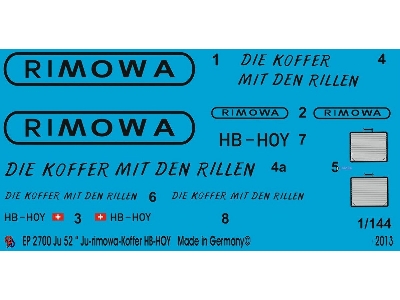 Ju 52 Ju-air Rimowa Koffer - image 1