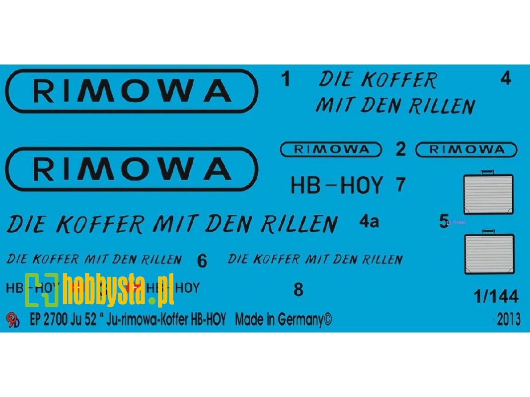 Ju 52 Ju-air Rimowa Koffer - image 1