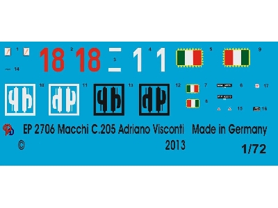 Macchi C. 205 Adriano Visconti - image 1