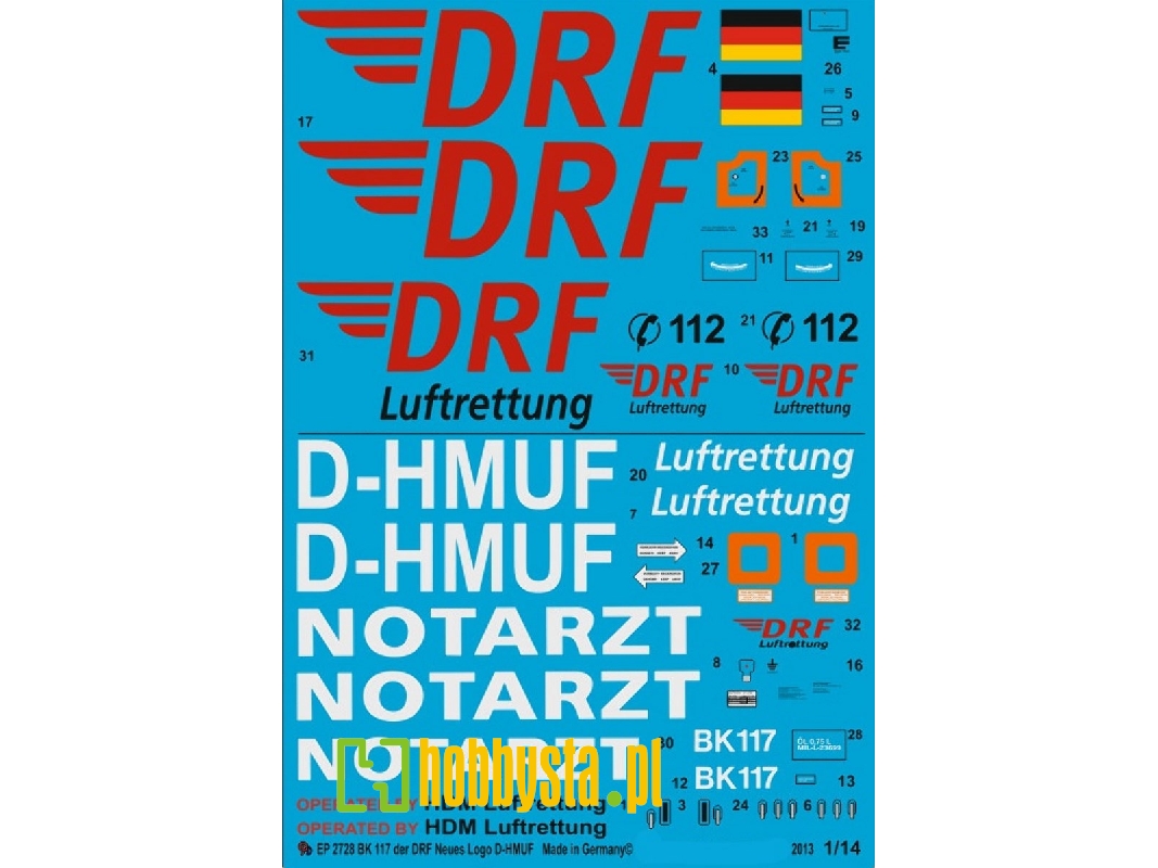 Bk 117 Of The Drf Rescue Flight D-hmuf - image 1