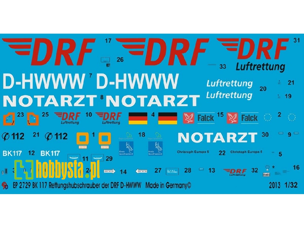 Bk 117 Rescue Helicopter Of The Drf Christoph Europa D-hwww - image 1