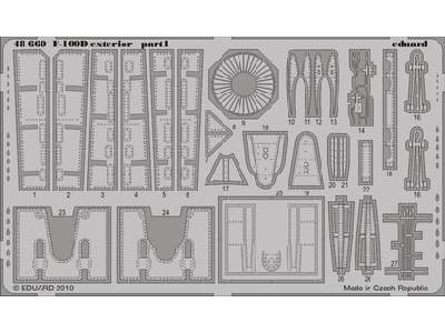 F-100D exterior 1/48 - Trumpeter - image 1