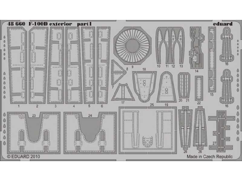 F-100D exterior 1/48 - Trumpeter - image 1