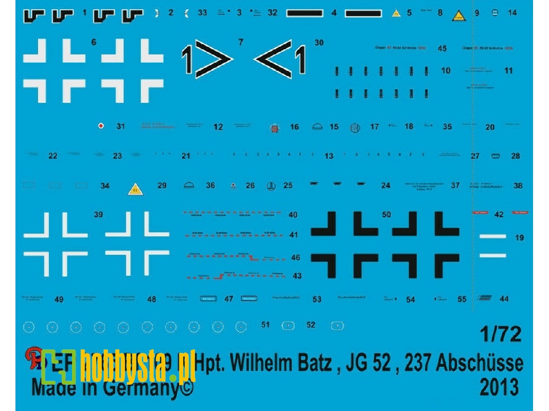 Bf 109 K Hpt. Wilhelm Batz Group Commander Jg 52 237 Kills - image 1