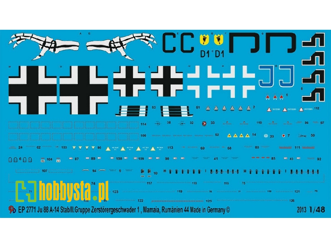 Ju 88 A-14 Stab/Ii Group Zerstörergeschwader 1 - image 1
