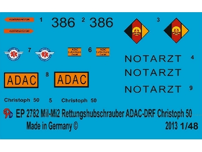 Mil-mi 2 Adac-drf Rescue Helicopter Christoph 50 - image 1