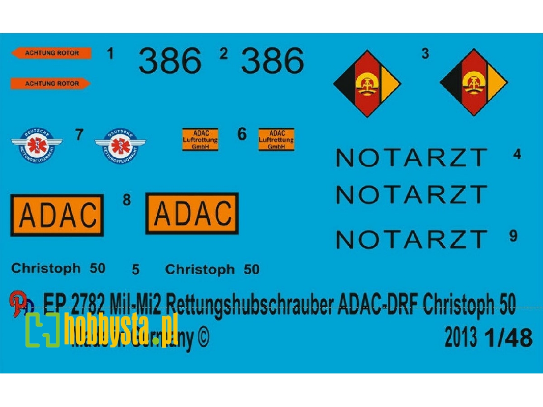 Mil-mi 2 Adac-drf Rescue Helicopter Christoph 50 - image 1