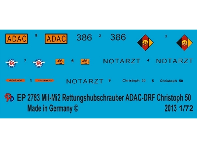 Mil-mi 2 Adac-drf Rescue Helicopter Christoph 50 - image 1