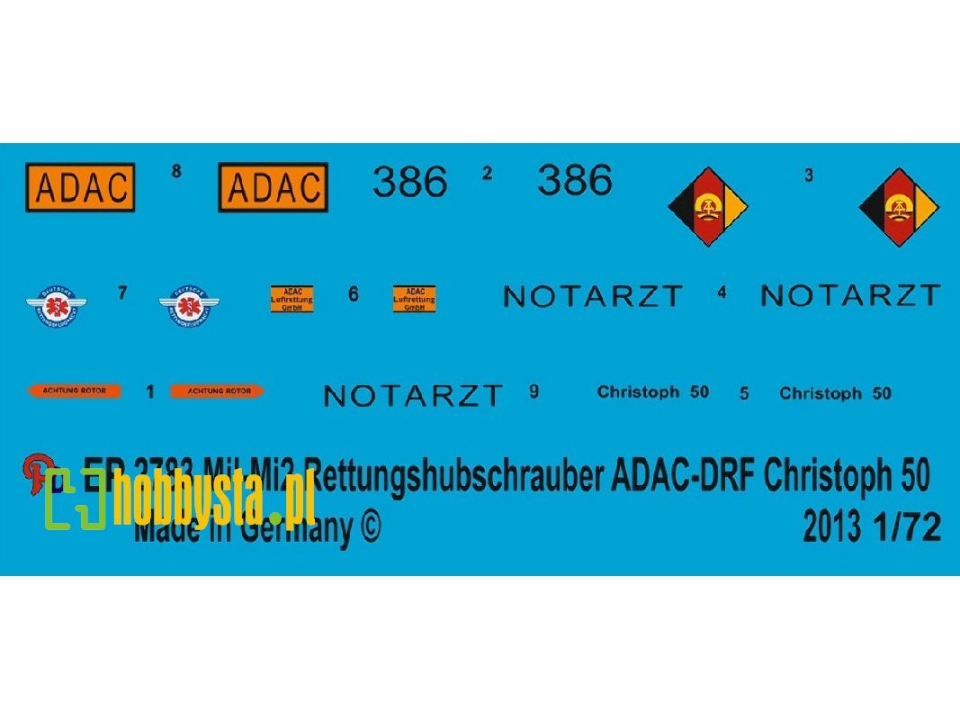 Mil-mi 2 Adac-drf Rescue Helicopter Christoph 50 - image 1