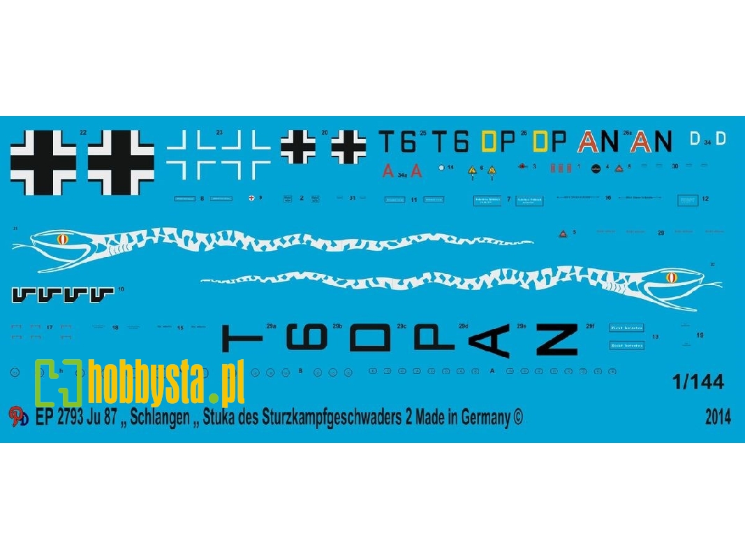 Ju 87 Snake Markings Of The Sturzkampfgeschwaders 2 In Africa - image 1