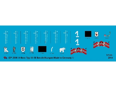 Markings For The German Submarine Type Xx Iii - image 1