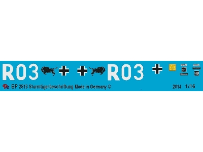 Markings For A German Sturmtiger - image 1