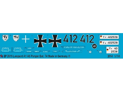 German Leopard A1a5 Pz. Bat 74 - image 1