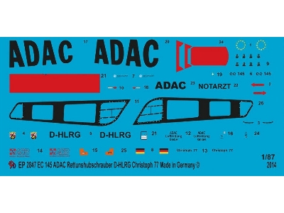 Adac Rescue Helicopter D-hlrg - image 1