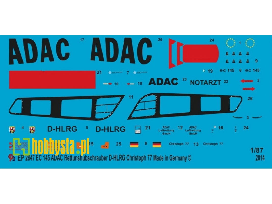 Adac Rescue Helicopter D-hlrg - image 1