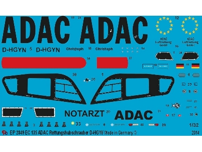 German Rescue Helicopter Of The Adac D-hgyv - image 1