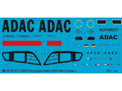 Ec 135 Adac Rescue Helicopter D-hgyv - image 1