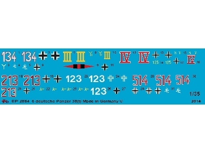 German Tank Markings For 38 (T) - image 1