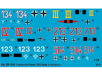 German Tank Markings For 38 (T) - image 1