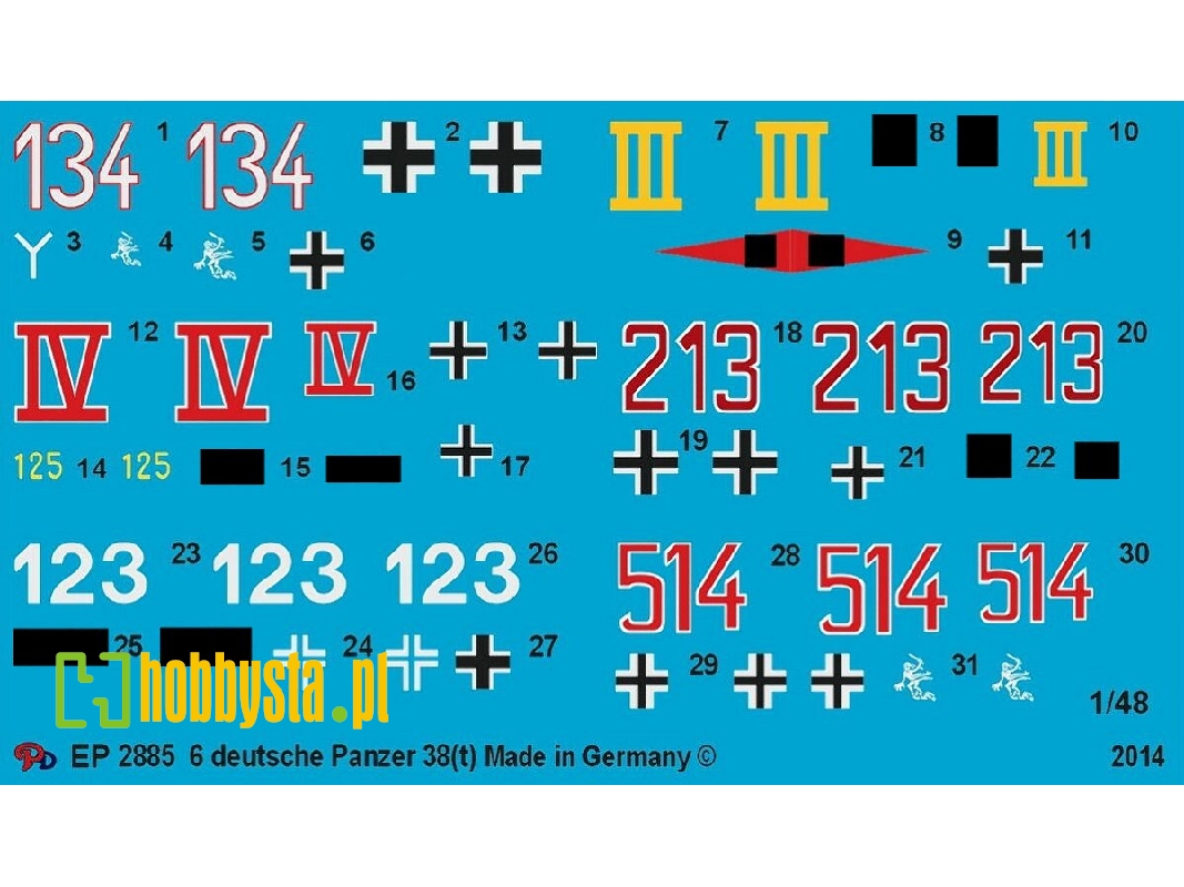 German Tank Markings For 38 (T) - image 1