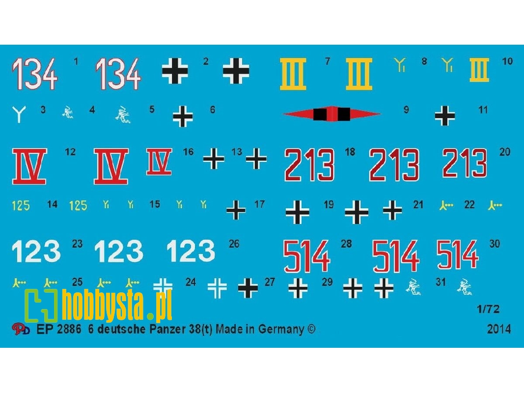 German Tank Markings For 38 (T) - image 1