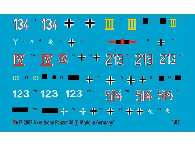 German Tank Markings For 38 (T) - image 1