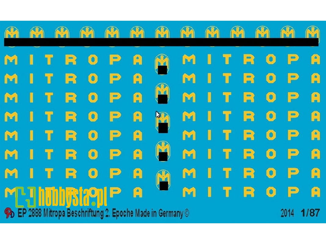 Markings For German Reichsbahn Mitropa Dinner Wagon - image 1