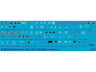 Markings For German Panzer Iii Tanks 1941-1942 - image 1