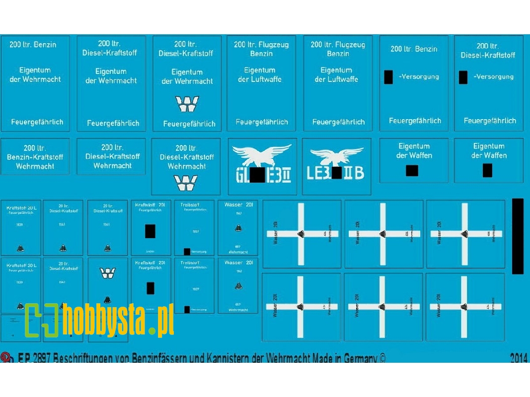 Markings For German Jerry Cans And Petrol Drums - image 1