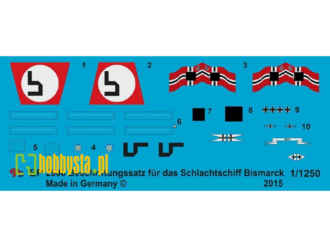 Markings For The German Battleship Bismarck - image 1