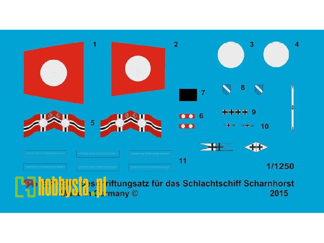 Markings For The German Battleship Scharnhorst - image 1
