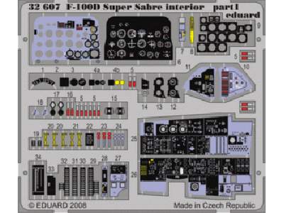 F-100D interior  S. A. 1/32 - Trumpeter - image 1
