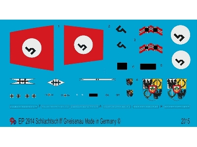 Battleship Gneisenau Markings - image 1