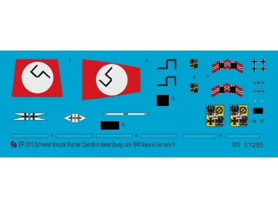 Markings For The Heavy Cruiser Blücher - image 1