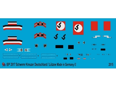 Markings For The Cruiser Lützow-deutschland - image 1