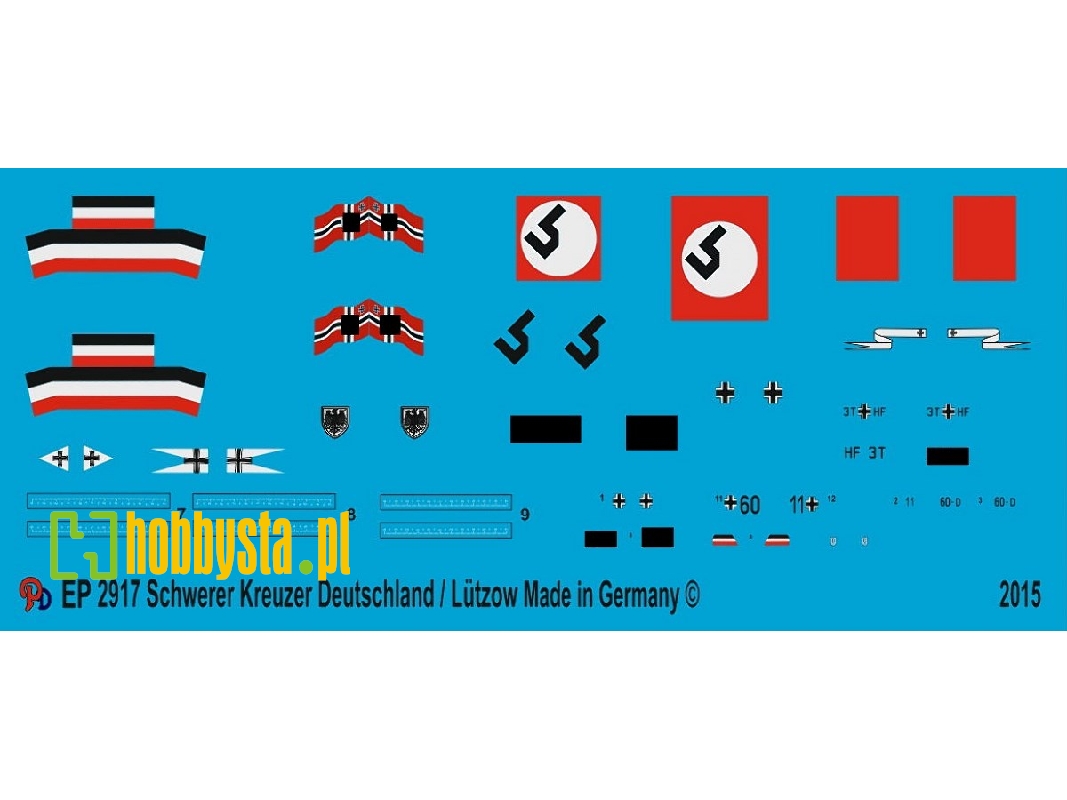 Markings For The Cruiser Lützow-deutschland - image 1